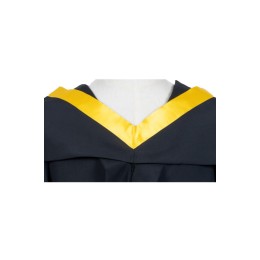 量身定做香港樹仁大學學士工商管理學畢業袍 黑色方帽 黃色色肩帶披肩 DA238 量身定做香港樹仁大學學士工商管理學畢業袍 黑色方帽 黃色色肩帶披肩 DA238